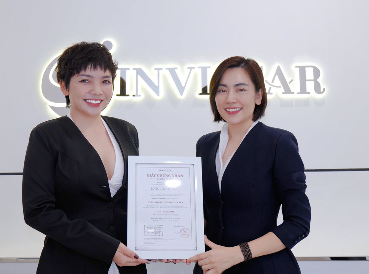 Inviscar đối tác chính thức của nhãn hàng Dermaqual